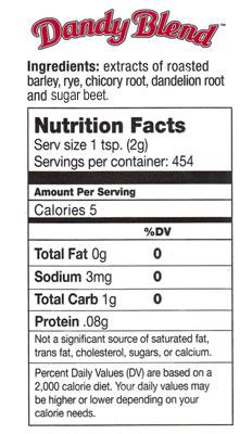 Coffee Substitute - 908g (454 cups)