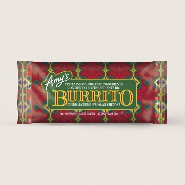BEAN AND CHEDDAR CHEESE BURRITO - 170g