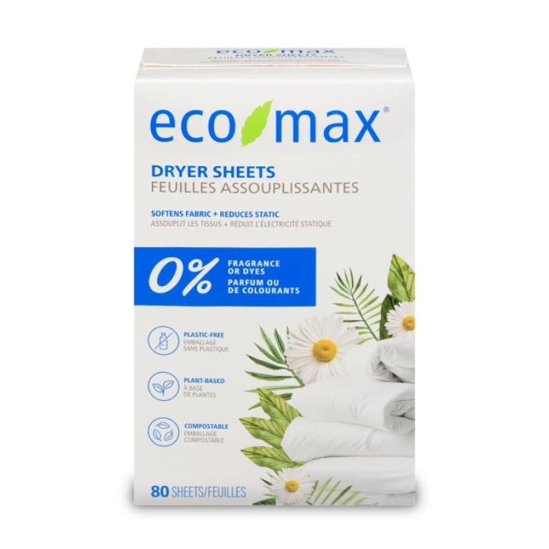 DRYER SHEETS - FRAGRANCE-FREE / 80 SHEETS