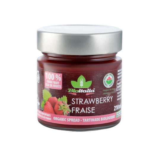 BIOITALIA STRAWBERRY SPREAD - 210ml