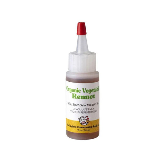NEW ENGLAND CHEESEMAKING ORGANIC VEGETABLE RENNET - 2 floz / 60ml