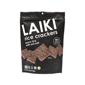 LAIKI RICE CRACKERS BLACK 100G