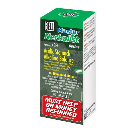 Acidic Stomach - 646 mg / 60 Capsules