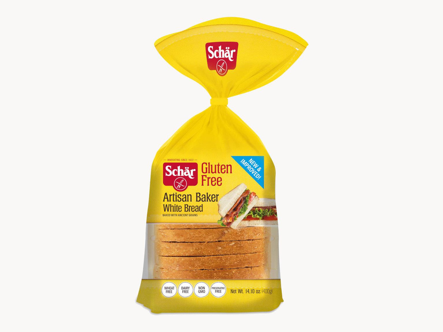 SCHAR BREAD WHITE 400G
