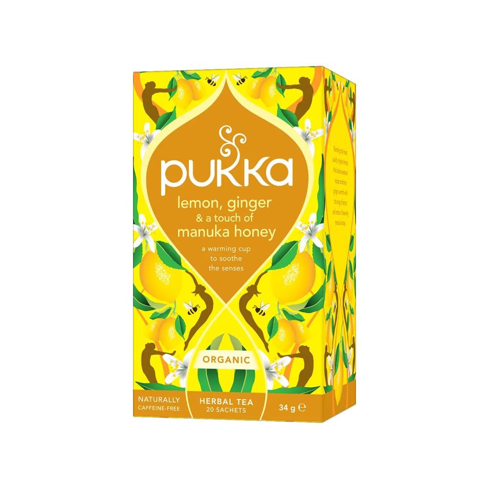 PUKKA TEA LEMON GINGER HONEY 20BAGS