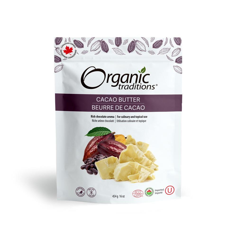 ORGANIC TRADITONS CACAO BUTTER 454G