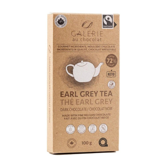 GALERIE AU BAR EARL GREY  DARK CHOCOLATE 100G