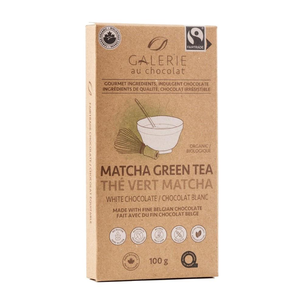 GALERIE AU BAR GREEN TEA WHITE CHOCOLATE 100G