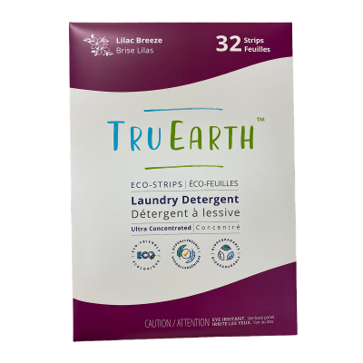 TRU EARTH LAUNDRY STRIPS LILAC BREEZE 32 STRIPS