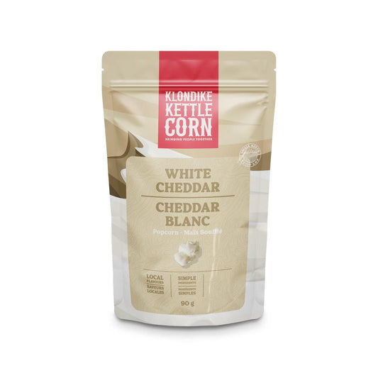 KLONDIKE KETTLE CORN - WHITE CHEDDAR / 90g