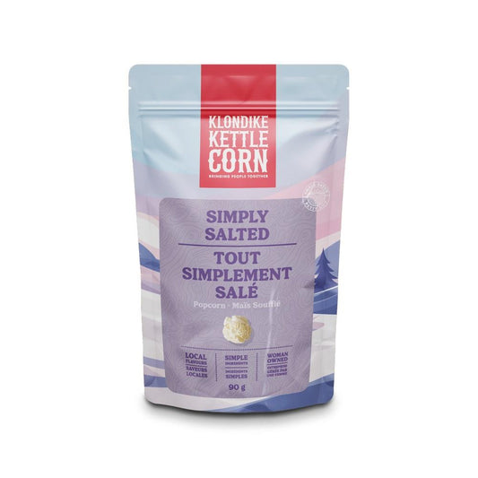 KLONDIKE KETTLE CORN - SIMPLY SALTED / 90g