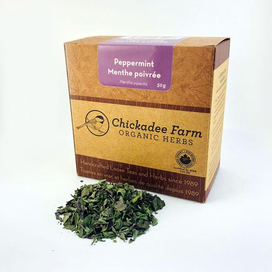 Chickadee Farm Organic Peppermint Tea, 50g