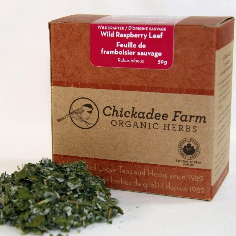 Chickadee Farm Organic Wild Raspberry Leaf Tea, 50g