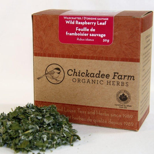 Chickadee Farm Organic Wild Raspberry Leaf Tea, 50g