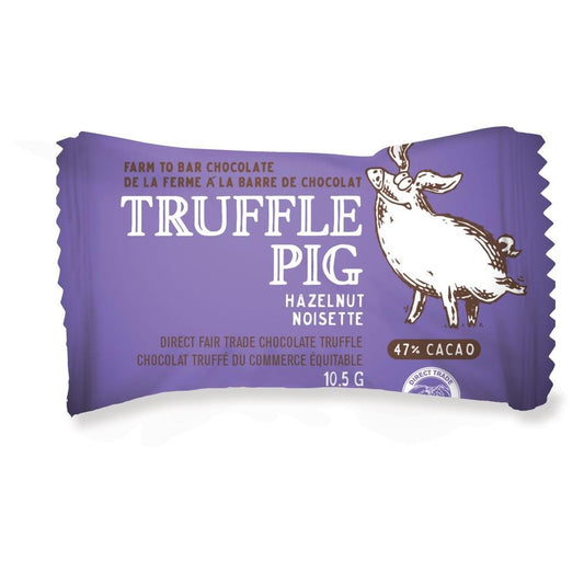 HAGENSBORG CHOCOLATES LTD. TRUFFLE PIG DARK HAZELNUT, 11.5G