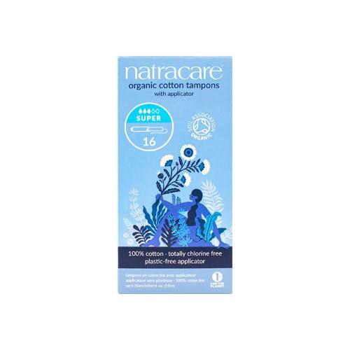 NATRACARE TAMPONS WITH APPLICATOR - SUPER / 16 TAMPONS