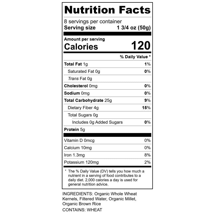 MANNA BREAD MILLET RICE - 400g