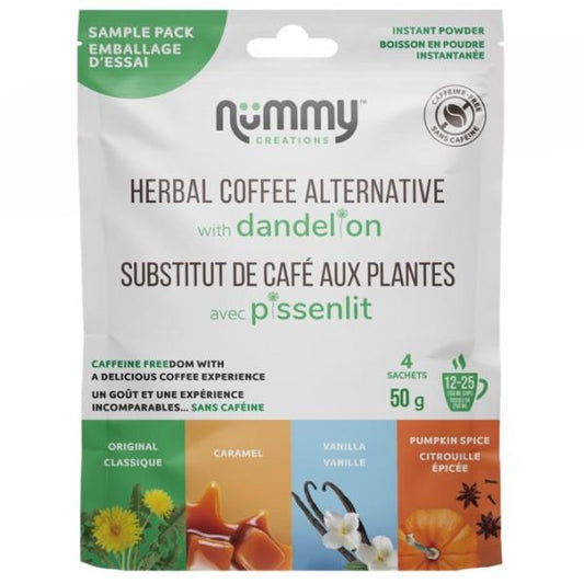 NUMMY COFFEE ALTERNATIVE SAMPLE PACK 4x50G