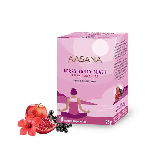 RELAX HERBAL TEA - BERRY BERRY BLAST / 18 TEA BAGS