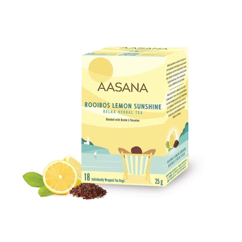 RELAX HERBAL TEA - ROOIBOS LEMON SUNSHINE / 18 TEA BAGS