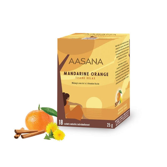 RELAX HERBAL TEA - MANDARIN ORANGE / 18 TEA BAGS