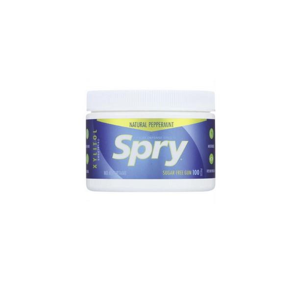 Spry Sugar Free Chewing Gum (Peppermint) - 100 Pieces