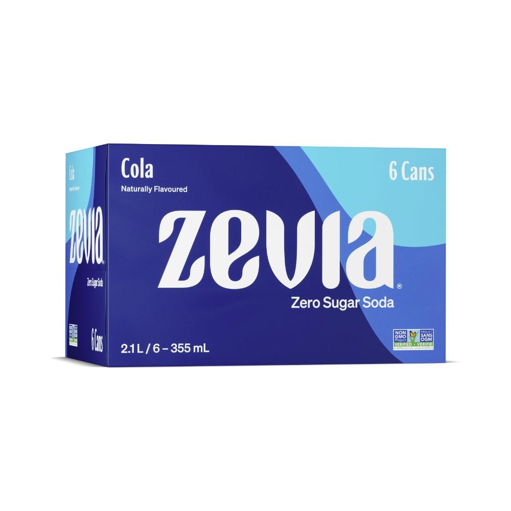 ZEVIA CASE SODA COLA, 6PK