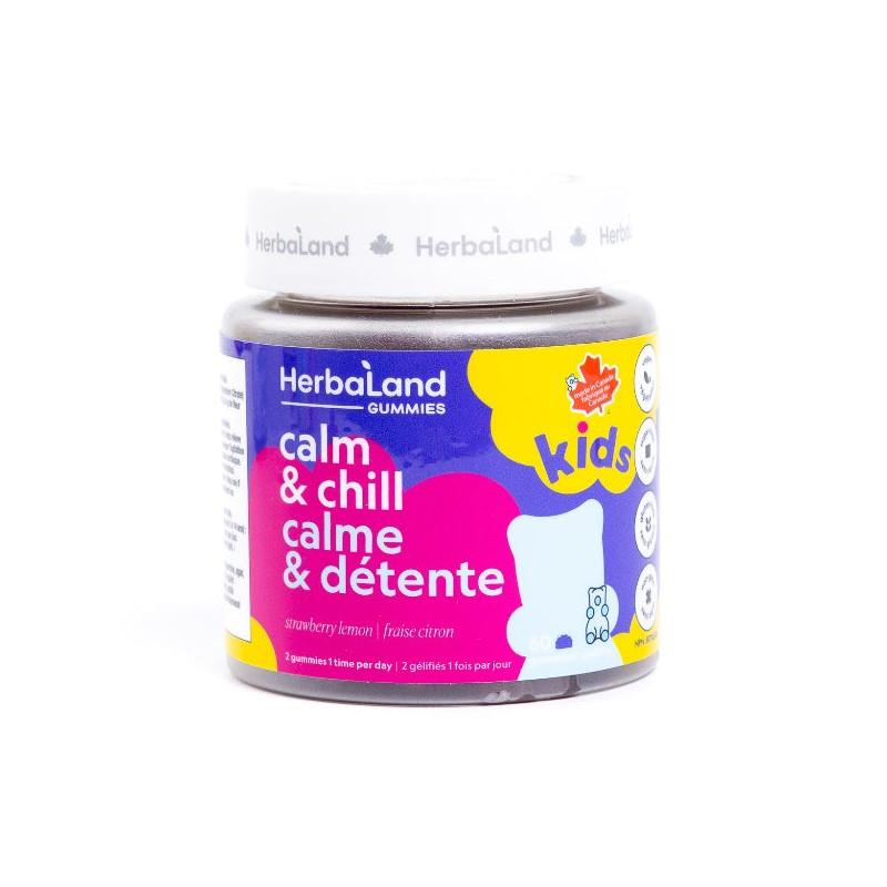 HERBALAND NATURALS KIDS CALM & CHILL GUMMIES - 60 GUMMIES