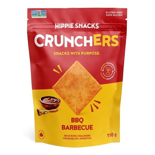CRUNCHERS BBQ SNACKING CRACKERS - 110g