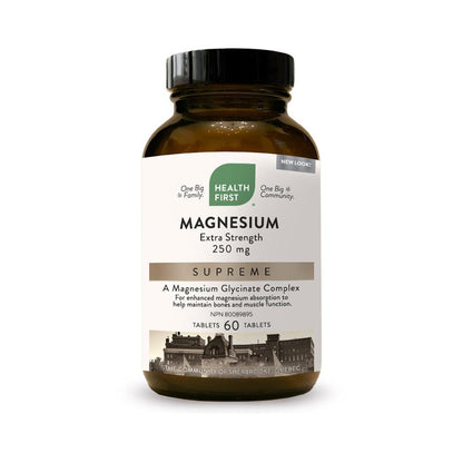 Magnesium Supreme Extra Strength - 250 mg / 60 Tablets