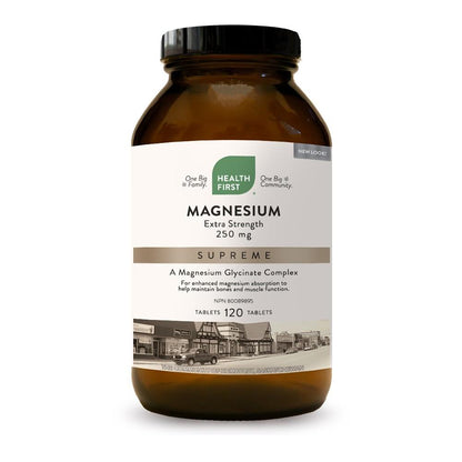 Magnesium Supreme Extra Strength - 250 mg / 120 Tablets