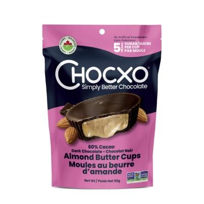 CHOCXO DK CHOCOLATE ALMOND BUTTER CUP