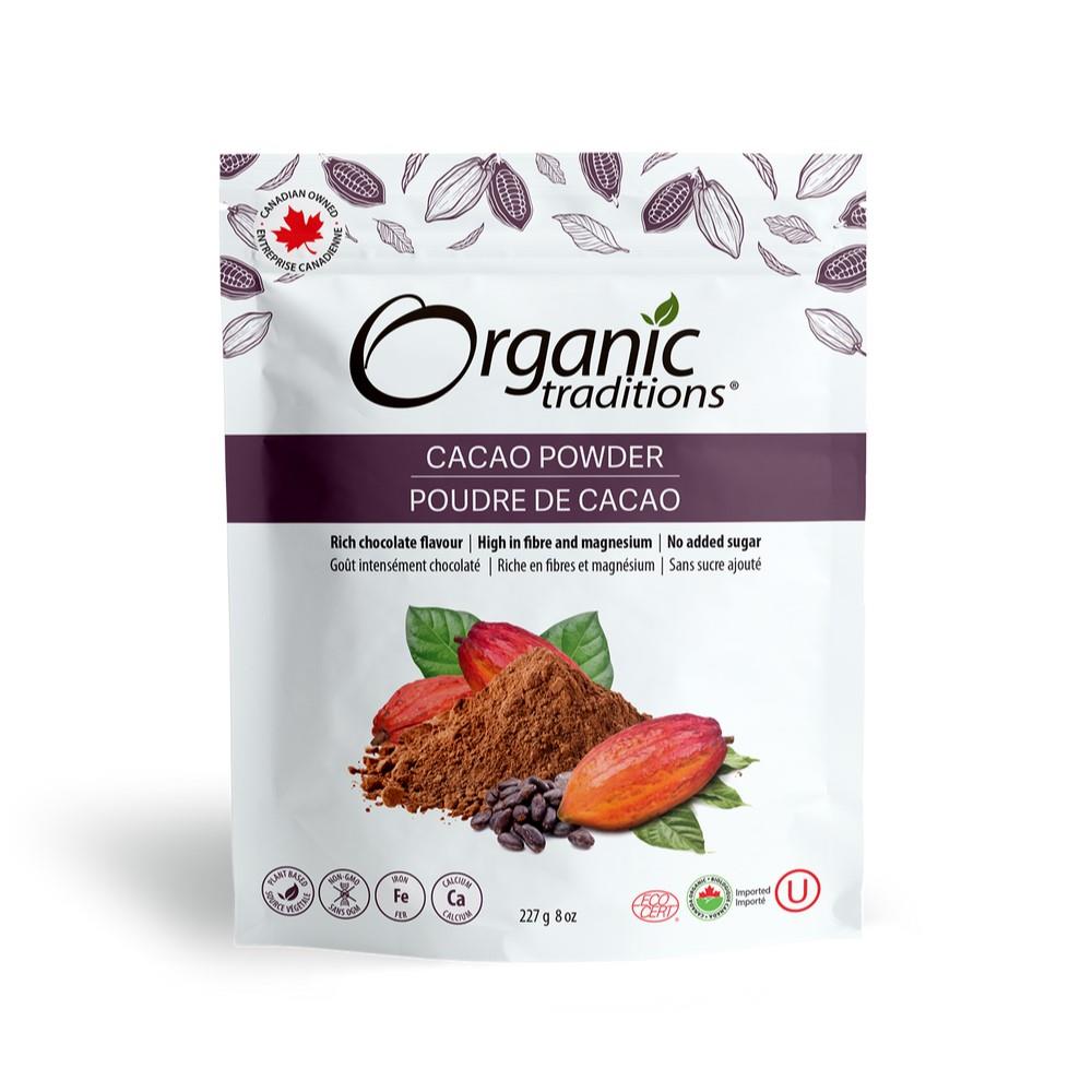 ORGANIC TRADITIONS CACAO POWDER ORGANIC 454G