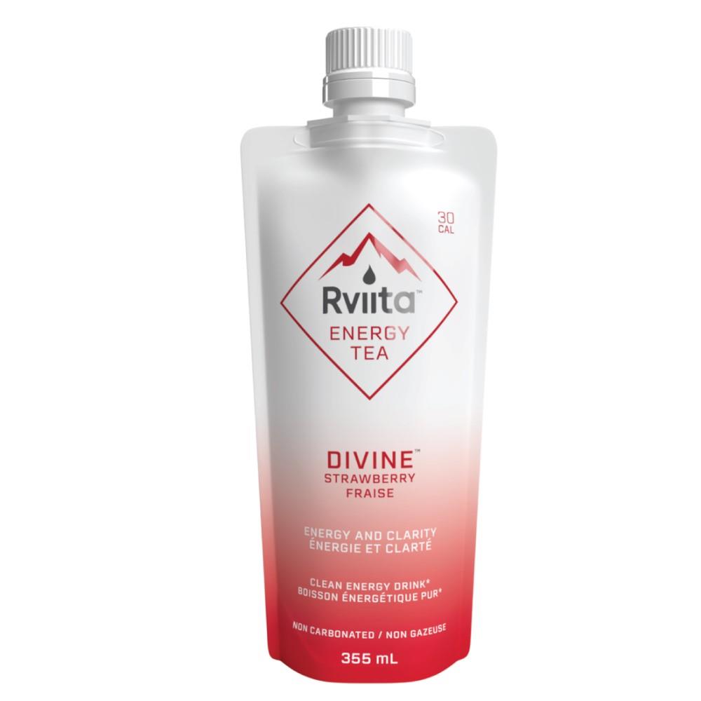 RVIITA ENERGY TEA DIVINE STRAWBERRY 355ml