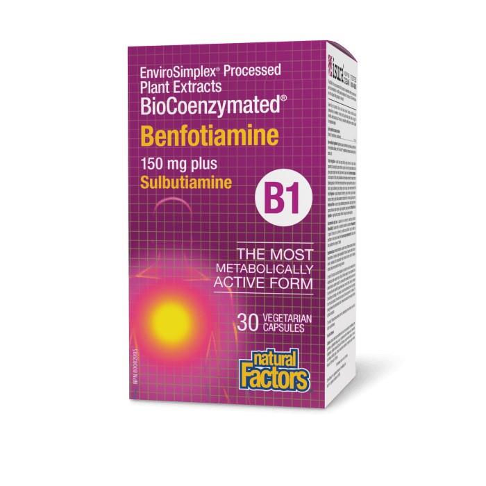 B1 BENFOTIAMINE - 150mg / 30 CAPSULES