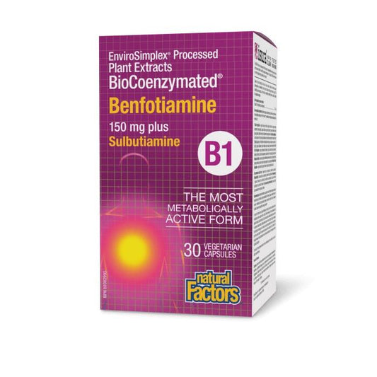 B1 BENFOTIAMINE - 150mg / 30 CAPSULES