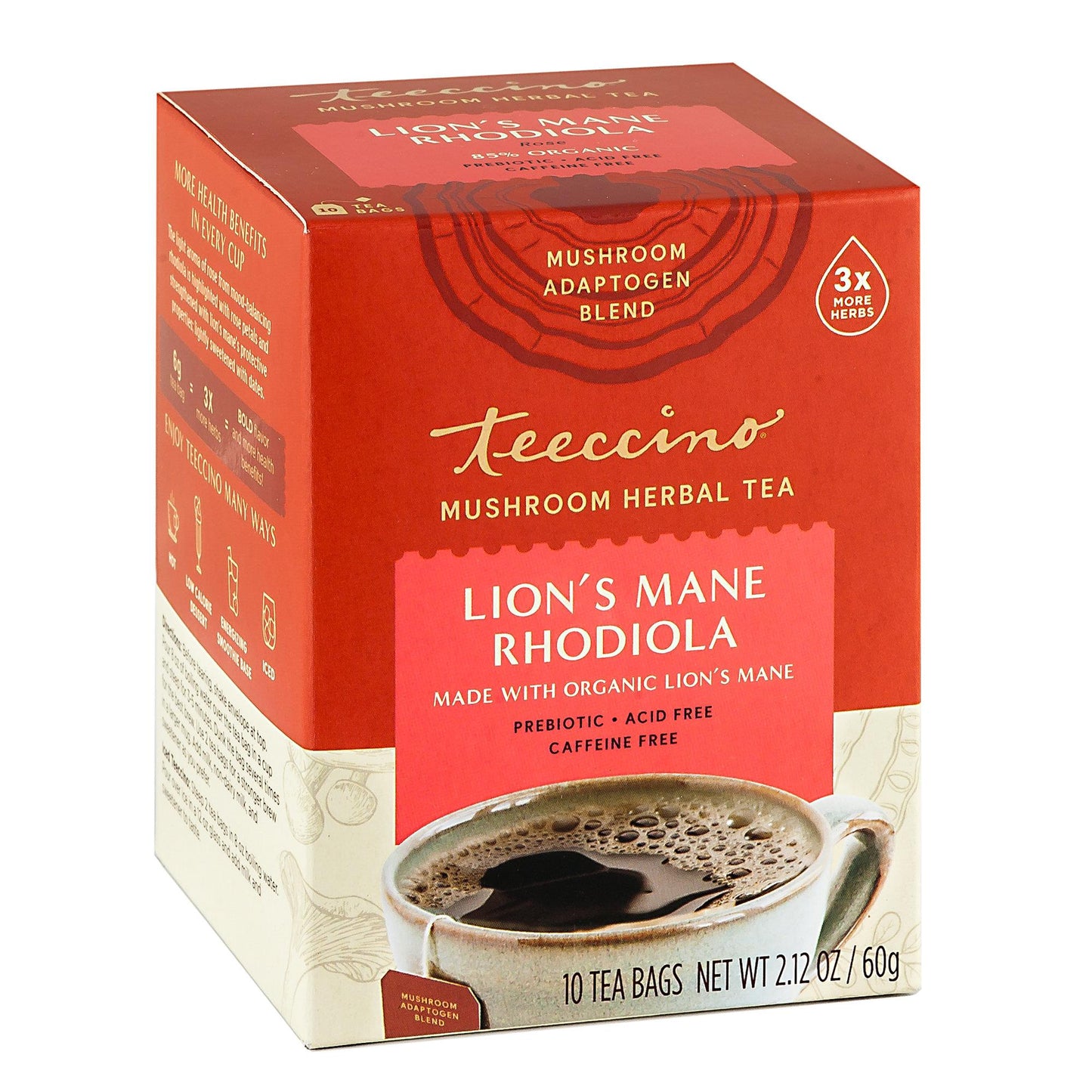 TEECCINO TEA LION'S MANE 10TBAGS