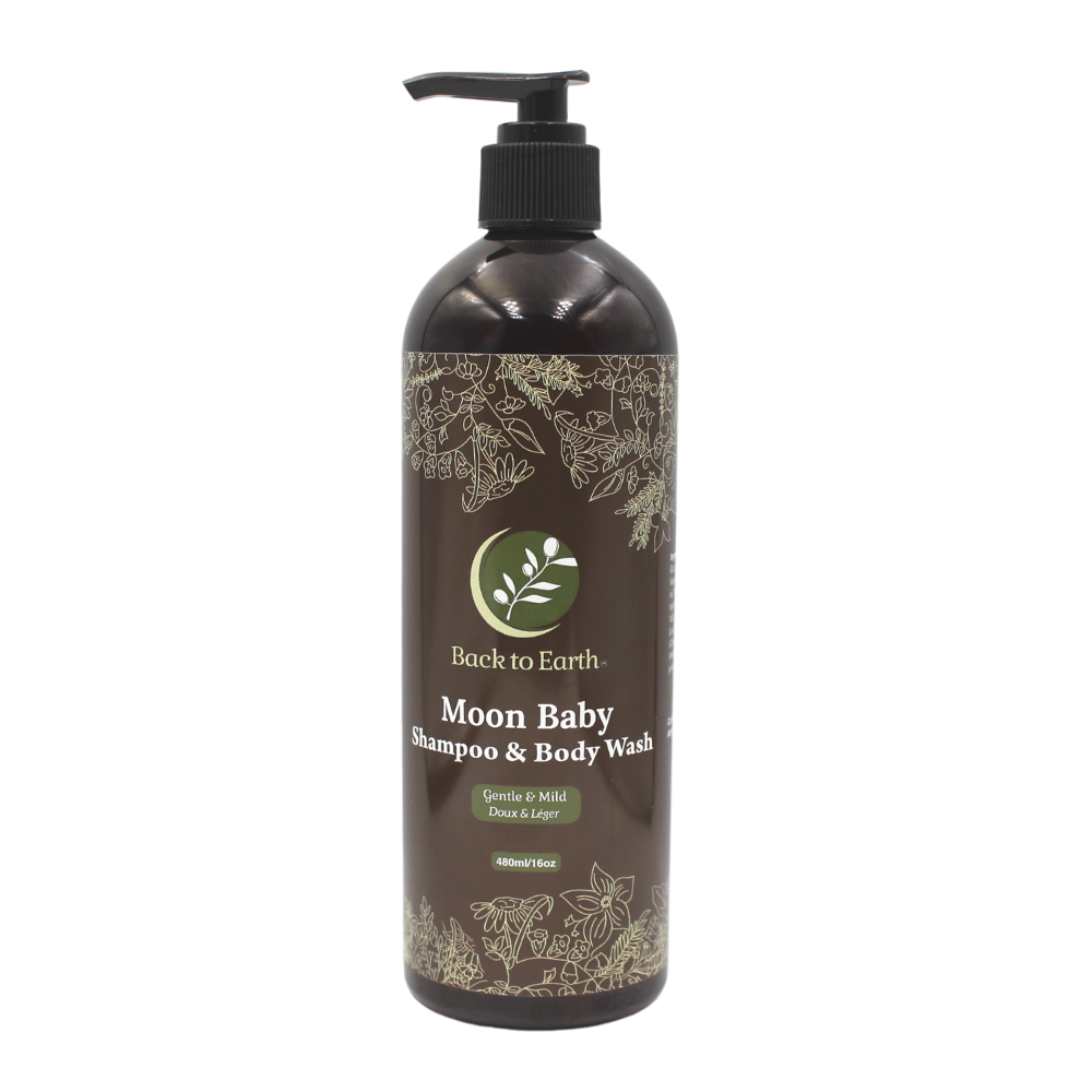BACK TO EARTH SHAMPOO/BODY WASH MILD 480ML