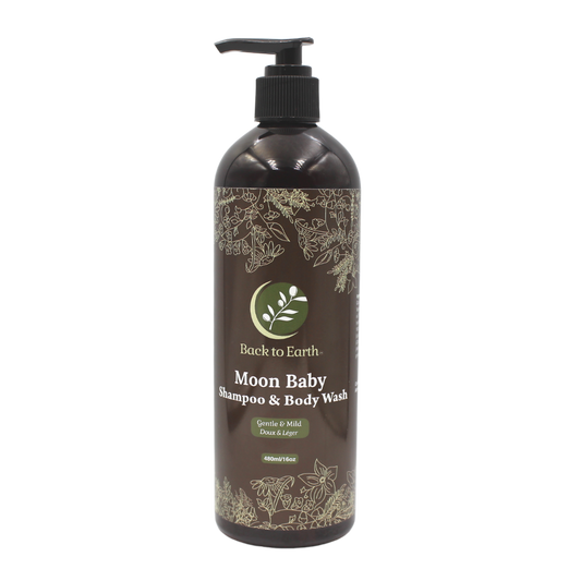 BACK TO EARTH SHAMPOO/BODY WASH MILD 480ML