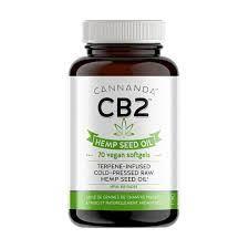CANNANDA CB2 HEMP SEED OIL  70 VEGAN CAPS