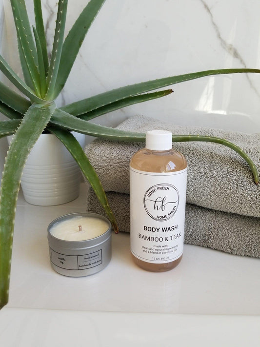 HOME FRESH BODY WASH BAMBOO&TEAK 500ML