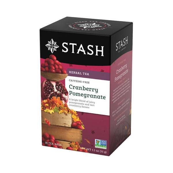 STASH TEA CRANBERRY/POM 18T BAGS