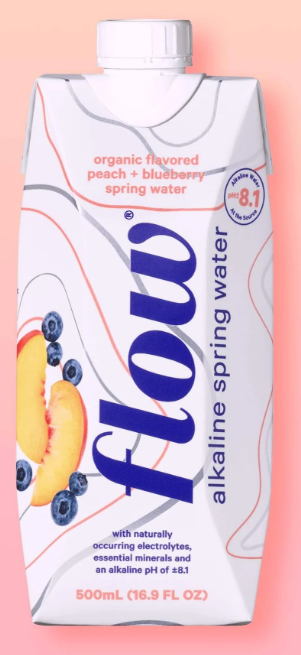 FLOW WATER PEACH/BLUEBERRY 500ML