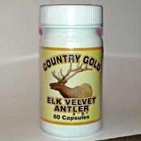 COUNTRY GOLD ELK VELVET ANTLER , 60CAPS