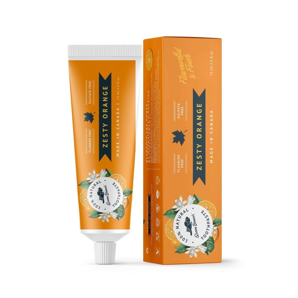 Green Beaver Natural Toothpaste (Zesty Orange) - 75ml
