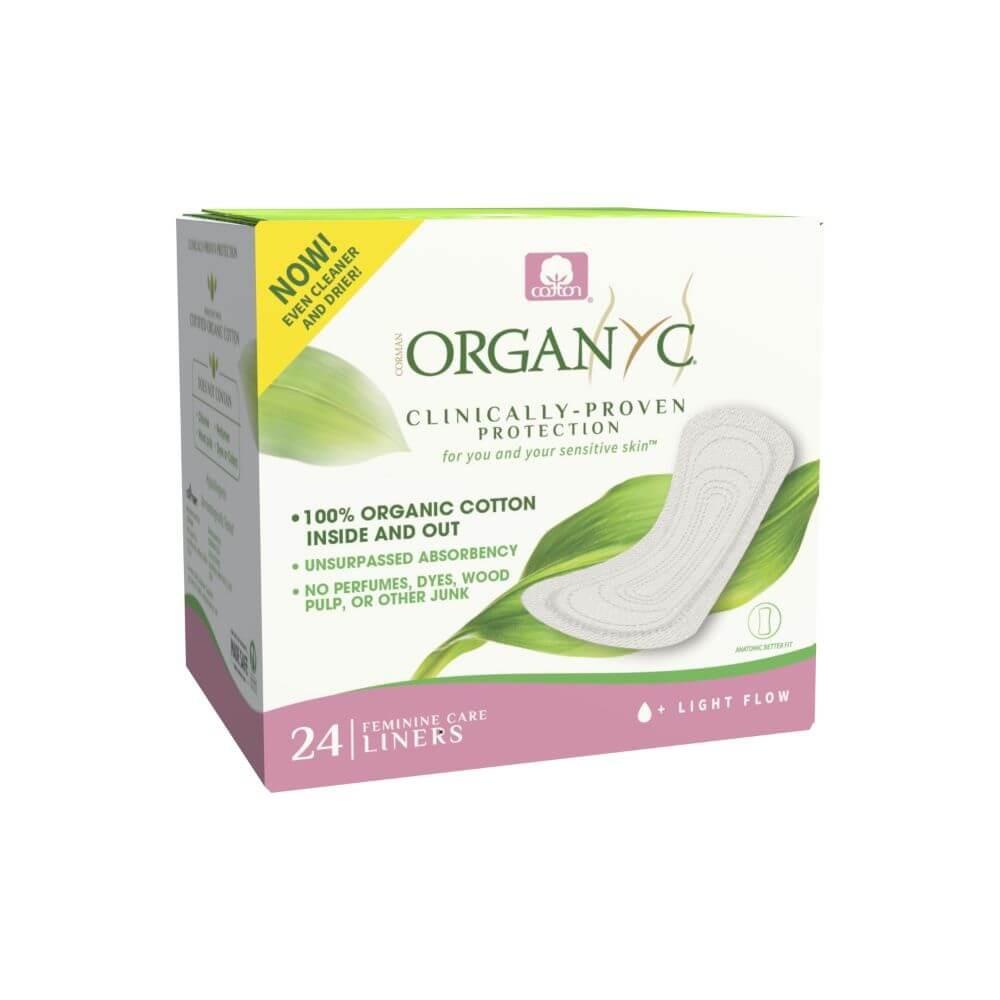 ORGANYC PADS LIGHT FLOW 24 pack