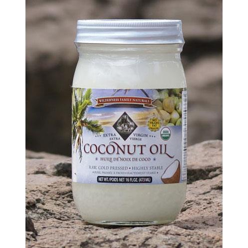 Wilderness Family Naturals Organic Coconut Oil(Raw & Cold Pressed) -73ml