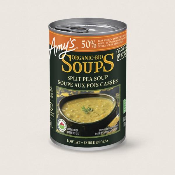 ORGANIC LOW SODIUM SPLIT PEA SOUP - 398ml