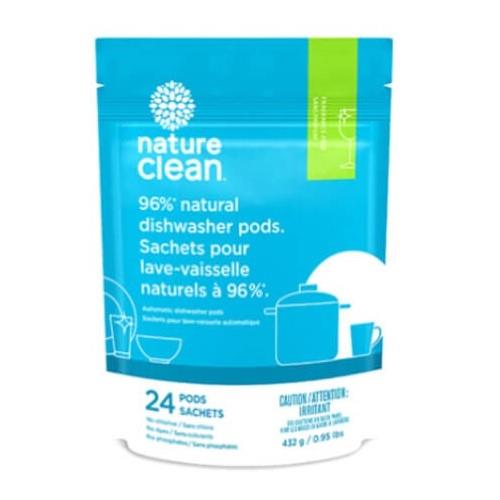 NATURE CLEAN AUTO DISH PACS FF, 24 PODS