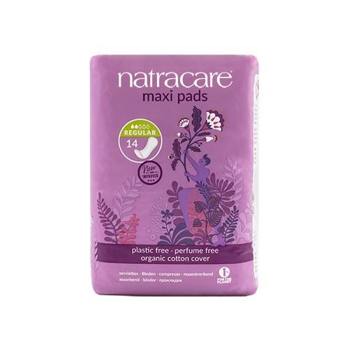 NATRACARE MAXI PADS - REGULAR / 14 PADS